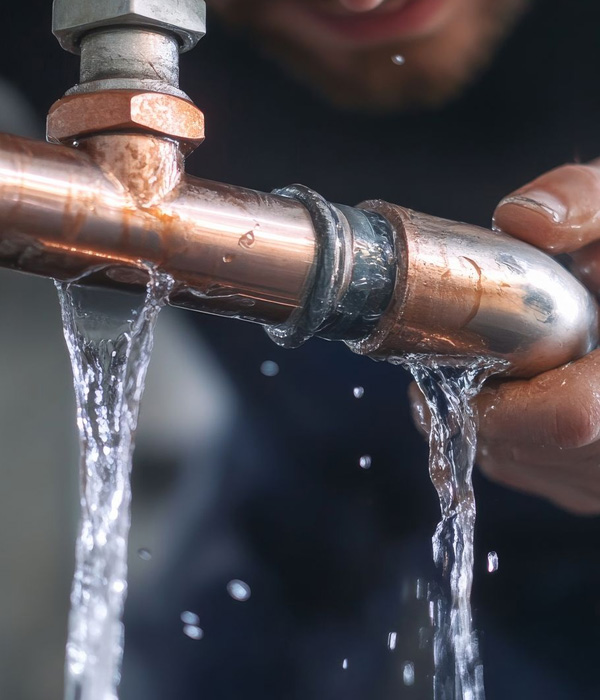 Emergency plumbing leak repair service in NYC